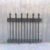 Buy cheap Classical Street Decorative Rod Iron Fence Powder Coated Cast Iron Garden Fence from wholesalers