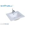 Buy cheap Indoor Square Above Counter Basin AB8003-50 White Glazed Painting from wholesalers