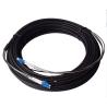 Buy cheap Stainless Steel Tube Lc Fiber Patch Cord Duplex Black Jacket Rohs Approved from wholesalers