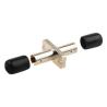 Buy cheap Metal SX ST Adapter , SM MM ST Fiber Coupler With Red Dust Cap from wholesalers