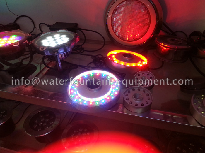 Outdoor 15W Underwater Fountain Lights Round For Garden Pond High Impact