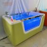 Buy cheap Customized Infant Spa Tub Swim Equipment Acrylic Baby Massage Bathtub With LED Lights from wholesalers