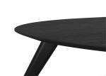 Modern Apartment Hotel Luxury Wooden Irregular Shape Walnut Coffee Table