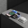 Buy cheap Customized Fabric Magnetic Wireless Charger 3 in 1 15W Folding from wholesalers