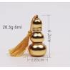 Buy cheap Customize 6ml Empty Golden UV Glass Perfume Roller Ball Bottle from wholesalers