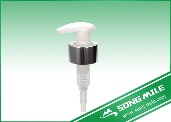 Quality 24/410 White Nozzle and Silver Closure Lotion Dispenser for Shampoo for sale
