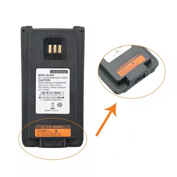 Buy cheap Battery BL2016 Replacement Battery for PD985 PD985U Walkie Talkie Two Way Radio Battery from wholesalers