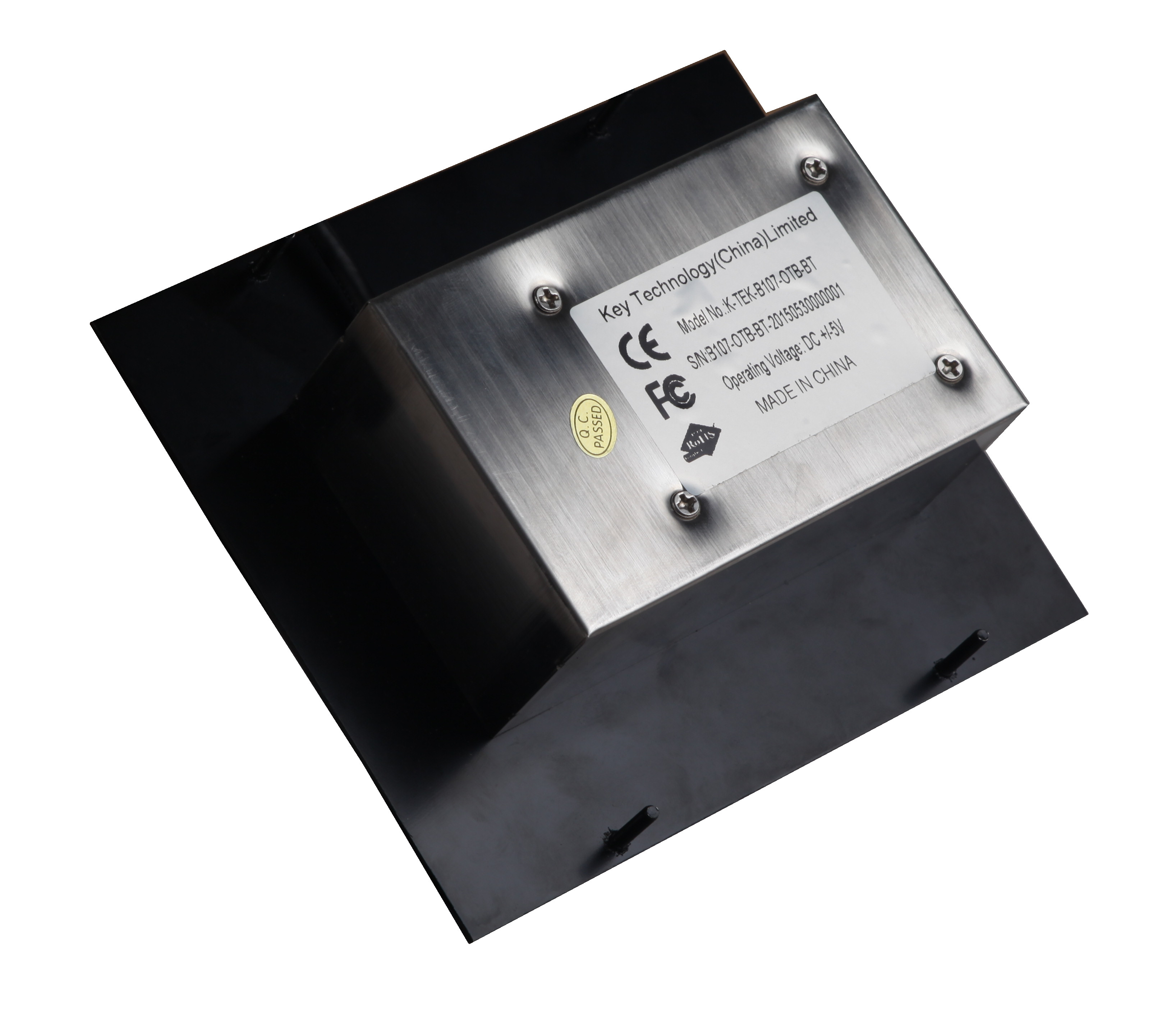 Waterproof Black Stainless Steel Trackball Pointing Device ESD Safe Operation