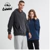 Buy cheap High Quality Sublimation Slim Fit Heavy Weight Fluffy Black Pure Cotton 420g Washed Retro Thick Crop Top Hoodie from wholesalers