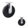 Buy cheap WBD Supply Direction Large Wheel 8" PP Rigid Heavy Duty Casters Bottom Plate from wholesalers