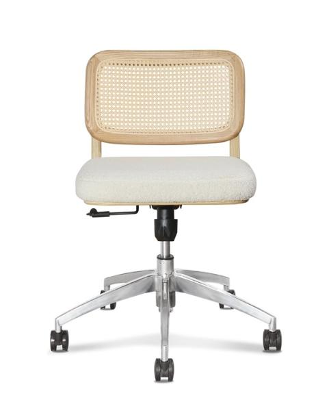 Buy cheap 0.121CBM Executive Office Wicker Rattan Desk Chair Fabric 3d Adjustable Height from wholesalers