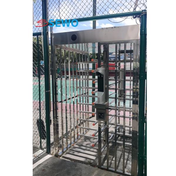 Buy cheap Semi-automatic Turnstile Gate Full Height Optical Turnstiles for Gym and Construction Site from wholesalers
