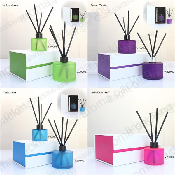 Buy cheap hot sale design reed diffuser bottle with lid and gift box for sale from wholesalers