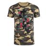 Buy cheap Embroidered Military T Shirt , Cotton Camouflage T Shirts Floral Pattern from wholesalers