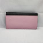 Black Pink Genuine Leather Sa Wallet for Women WA17