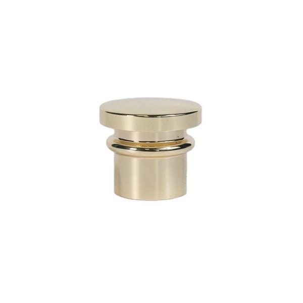 Buy cheap Gold Zinc Alloy Perfume Cap Packaging Custom Logo Good Hand Feeling from wholesalers