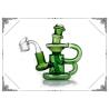 Buy cheap Klein Recycler Dab Oil Rigs With Showerhead Perc Glass Water Pipes Bong Smoking from wholesalers