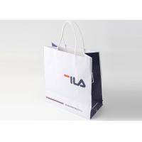 Buy cheap Elegant Printed Fancy Paper Recycled Paper Bags 100 Gsm Flat Paper Handle product