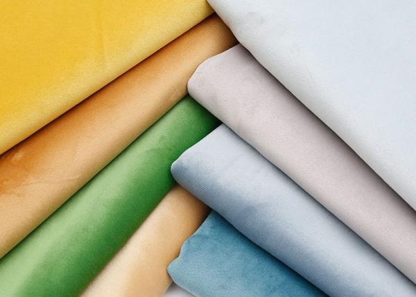 Buy cheap Stretch Sofa Velvet Upholstery Fabric 75D Plain Dyed from wholesalers