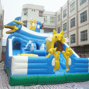 Buy cheap Fun Amusement Inflatable Bouncer Combo Jumping Castle 6mL*5mW*3mH from wholesalers