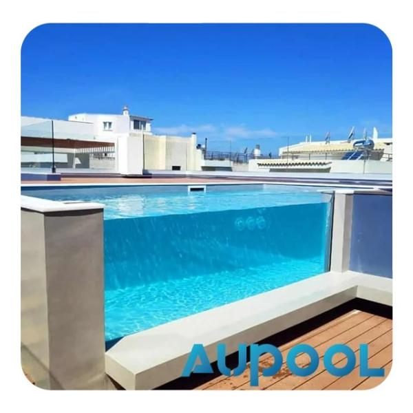 Buy cheap Private Villa Garden Acrylic Glass Pool Resistant To Weather Floor Swimming Pool from wholesalers