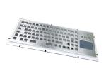 Rear Mounting Industrial Keyboard 20mA SUS304 With Trackball Mouse Trackpad
