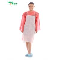 Buy cheap Water Resistance Light-Weight Disposable Non-Woven Apron Without Sleeves Kitchen product