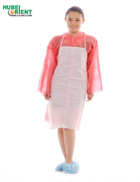 Buy cheap Water Resistance Light-Weight Disposable Non-Woven Apron Without Sleeves Kitchen Use PP Apron from wholesalers