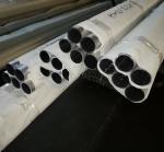 Silver Anodize Custom Aluminium Extrusion Round Tube For Aluminum Fence