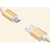 Buy cheap 1m 2m 3m Nylon Android Phone Charger Cord , Samsung Micro Usb Cable 5V 2.1A product