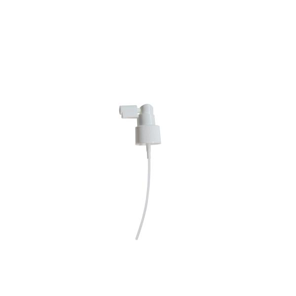 Buy cheap 20/410 White Plastic Nasal Sprayer Long Nozzle Oral Spray Pump With Cap from wholesalers