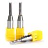 Buy cheap 1/4'' Shank Two Flutes TCT Straight Bits For Wood Cutting / Carbide Solid End Mill from wholesalers