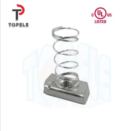 Buy cheap Hot DIP Galvanized Electroplate Stainless Steel Long Spring Nut M6 M8 from wholesalers
