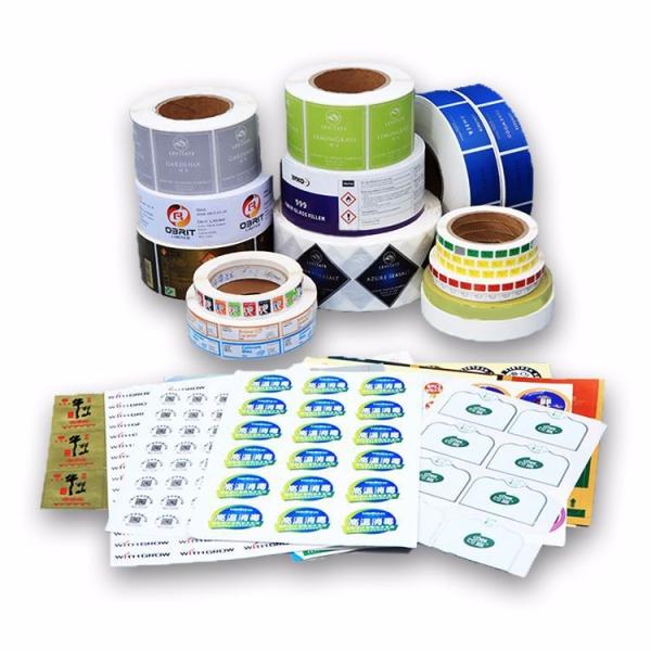 Buy cheap Water Resistant Vinyl Business Stickers Logo Printed With Paper / Pvc / Pet Material from wholesalers