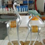 Polished Resin Deer Statue For Shop Christmas Decoration