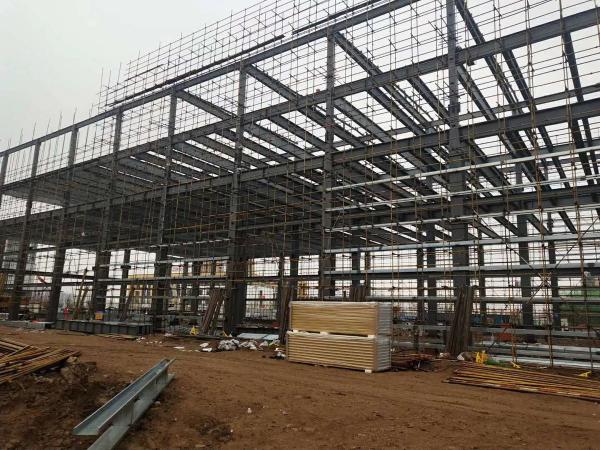 Buy cheap Multi Floors Structural Steel Frame Buildings High Rise Steel Structures Construction from wholesalers