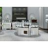 Buy cheap Modern White Color Round Circle Jewellery Display Counter / Retail Display Cases from wholesalers