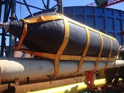 Buy cheap Pressure 0.05-0.25 MPA Marine Rubber Airbags Thickness 6mm-20mm Layers 4-9 Heavy Duty Construction Design from wholesalers