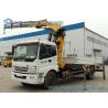 Buy cheap 8000KG Foton Knuckle Boom Crane Mounted Truck 4 X 2 YC4E140-33 Engine from wholesalers