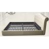 Buy cheap cheap price upholstered leather bed with button G012 from wholesalers