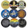 Buy cheap Metal Enamel Custom Commemorative Coin Brass Silver Plated Alloy Old 3D Coins from wholesalers