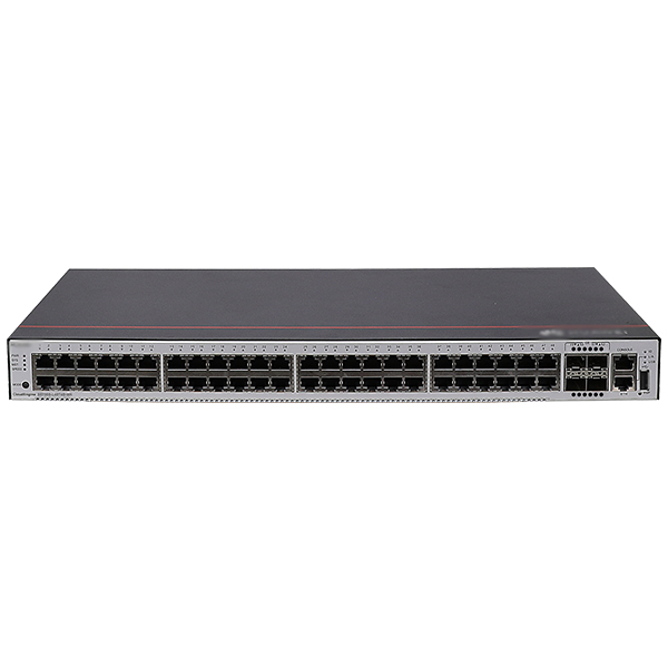High Capacity 48 Port SFP Fiber Optical Switch S5735-L48T4S-A1 with 1U Chassis Height
