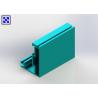 Buy cheap Blue Green Coated Aluminum Curtain Wall Profile CA70 Series Exposed Frame from wholesalers