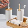 Buy cheap Embossed Ceramic Bathroom Accessories Set Luxury Golden Custom Design from wholesalers