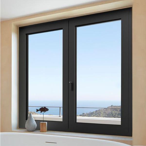 Standard Double Glazed Aluminum Tilt And Turn Windows Thermal Break Aluminium