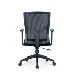 Stainless Steel Executive Office Chair with Adjustable Armrest and BIFMA