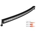 Single Row Off Road Truck Light Bar , 42 Inch 240W Led Curved Light Bar