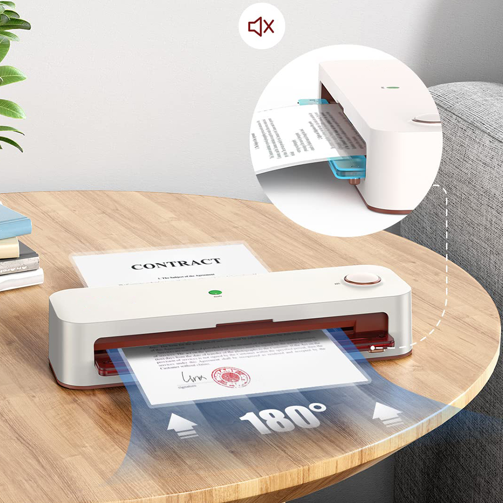 3"/5"/6"/7"/8"/A4 Laminator for Office Small Desktop Paper Photo PVC Lamination Machine