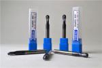 AlTiN Coating , HRC50 2 Flute Ball Nose End Mill Grain Size 0.6-0.8UM High