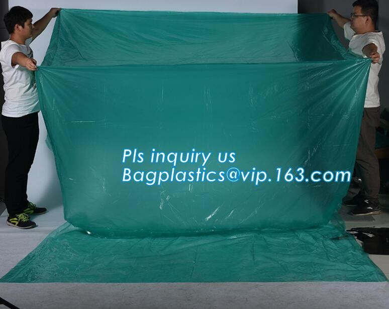 PE Moisture Proof Plastic Pallet Cover, POLYETHYLENE SHRINK PALLET COVERS, Europallet 80x120x250 cm, bagplastics, bageas